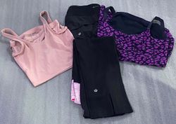Lululemon Mix bundle Leggings/Shorts/Tanktop #U001