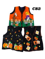 Super vintage Halloween Sweaters (Tiara, Studio, B..