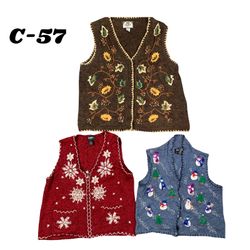Wholesale Vintage Christmas Sweaters Bundle | 10pc..