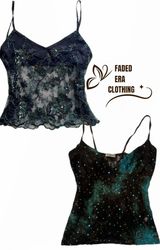 Women’s Premium Lace Spaghetti Strap Camisole Top