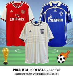 Football Jerseys including Professional Clubs & Na..