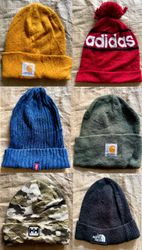 Carhartt Adidas Beanies Lot