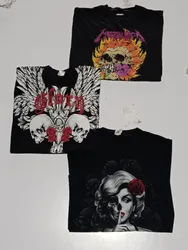 Skeleton Black Printed T-shirt RV # 1590