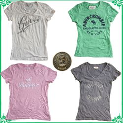 Vintage Baby Tees Bundle Hollister Abercrombie Gue..