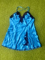 Lace Trim Silk Nighty id (577)