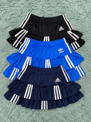 Upcycle Adidas Ruffle Mini Skirt (DV-08)