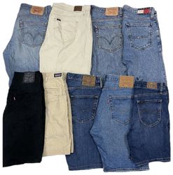Branded cotton shorts