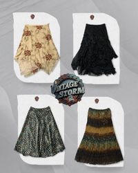 Y2K Grunge Poly Skirts