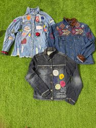 Yv1275 Embellished Denim Jackets and shirts