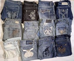 Y2K FRAUEN TRAGEN JEANS BOOTCUT FLARE