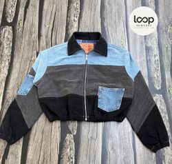Upcycled Levi’s Denim Crop Jacket