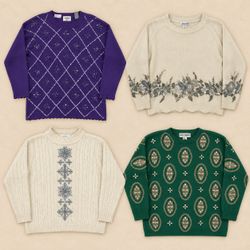 Y2k Embellished Sweaters