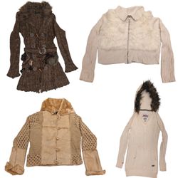 Cardigan de Malha Retro Y2k – Estilo Vintage Único
