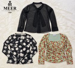 Ganni Long Sleeve Tops