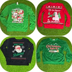 Christmas sweatshirts 11 pieces