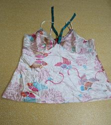 TH456 Y2K Vintage Silk Cami Top | 90s Satin Slip T..