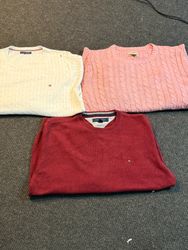 Mix branded sweaters