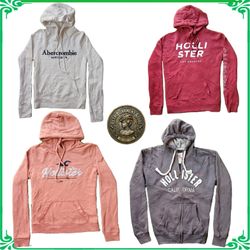 ✨ Women's Hollister & Abercrombie Sweatshirts & Ho..