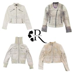 Y2K Unique Leather Jacket RW-2574
