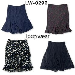 Y2K Dark Floral & Tiered Mesh Skirts