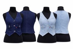 CR2186 Upcycled Structured Vest