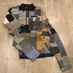 Upcycled Carharrt Patchwork Cropped Jacket (women’..