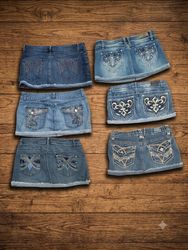 Vintage Master Select: Y2K Western Rhinestone Deni..