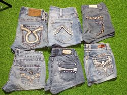 ANGELS JEANS AND OTHER MIX BRANDS MINI SHORTS (C 3..