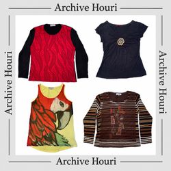 Graphic Tees, Floral & Art Print Tops (AH-009)