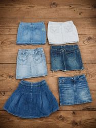 Bulk Pack:Y2K Cyber Grunge & McBling Denim Skirts ..