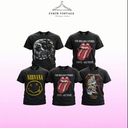 T-shirt de musique vintage