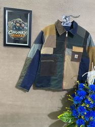 Veste patchwork Carhartt en upcycling 🐒🐒