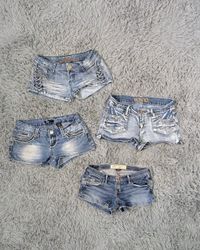 ***Y2K Micro Mini Jean Shorts Bundle