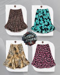 Y2K Grunge Poly Skirt