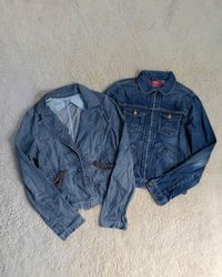 Vestes en denim style Y2K des années 90