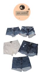 Trendy & Retro Denim Shorts Collection | Limited S..