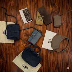 Authentic gucci hobo fendi ff logo dior bags avail..