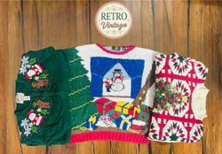 Christmas vintage sweaters |E|