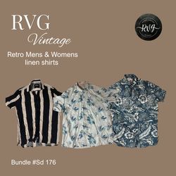 Retro Mens & Womens linen shirts