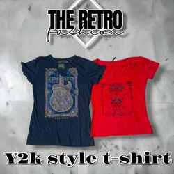 YW-311/ Y2k style t-shirt old vibe