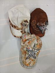 CR10525 Vintage Skull Caps