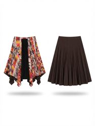 (FV-2256)     Y2K Printed Mini Skirt Mix – Retro &..