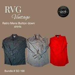 Retro Mens Button down shirts