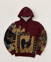 Upcycle Mix Branded Tapestry With Hoodie (DV -07)
