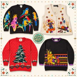 Pulls en tricot épais vintage 10 pièces (S6)