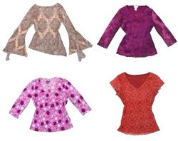 Coquette Core Mesh Tops