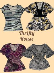 Y2K Retro Pattern Tops(TH/915)