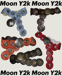 Y2k Antique Boho Round Disc Belts