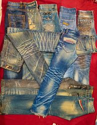Faded woshd jeans