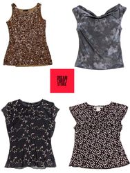 GRUNGE TOPS BRANDS INCLUDED PRETTY GUIDE,MAX STUDI..